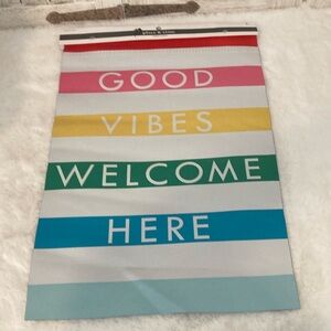 Good Vibes Welcome Here Flag